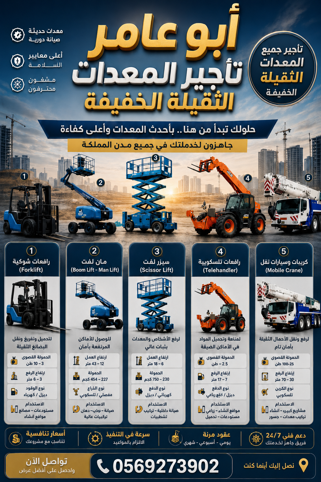 سيزرلفت جدة للايجار مان لفت مكة اللايجار كرين رافع
