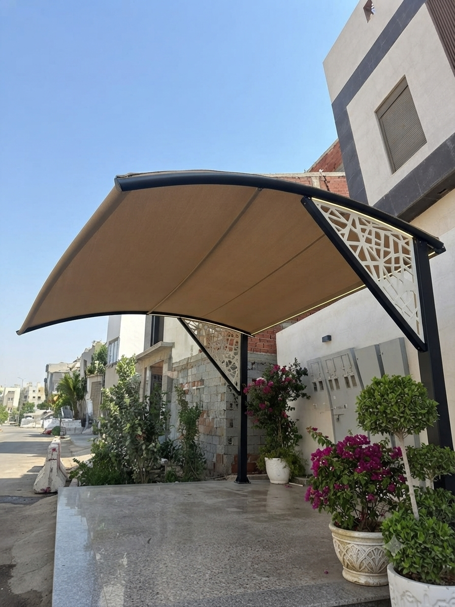 مظلات وسواتر وبيوت الشعر وبرجولات وخيم وسندوتش بنل